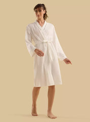 Lace Trim Night Robe