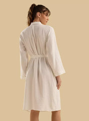Lace Trim Night Robe
