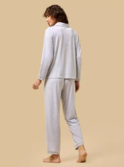 Floral Print Striped Cotton Pyjama Set