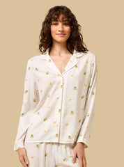 Fruit Print Dobby Pyjama Set