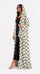 Beige Polka Dot Abaya