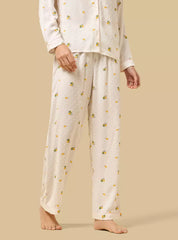 Fruit Print Dobby Pyjama Set