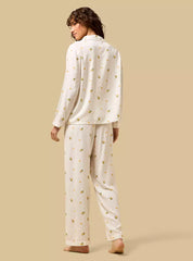 Fruit Print Dobby Pyjama Set