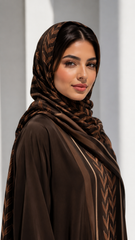 The Earthy Bloom – Embroidered Luxury Abaya
