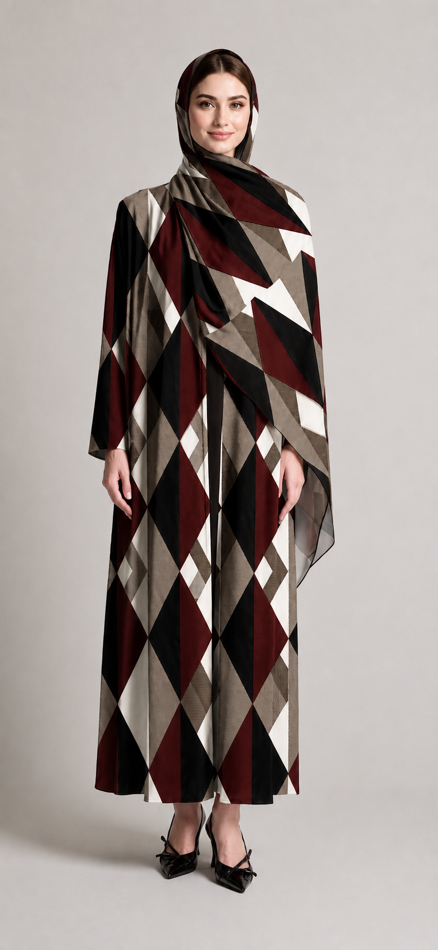 The Geometric Muse – Artistic Statement Abaya