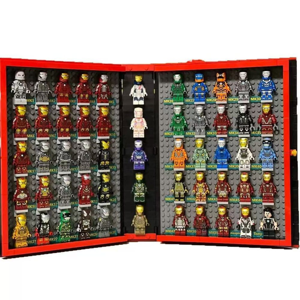 Compatible With Spider-Man Building Block Books, Iron Man Building Block Books With 55 Minifigures Commemorative Booklet, Educational Assembly Toys For Boys